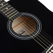 Folkmaster Acoustic Guitar – Gloss Black