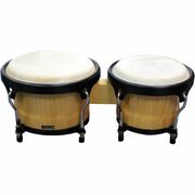 Bongo Drum Set - Natural Finish