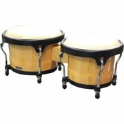 Bongo Drum Set - Natural Finish