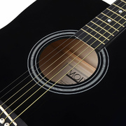 Axiom Folkmaster Acoustic Guitar – Black Left Handed